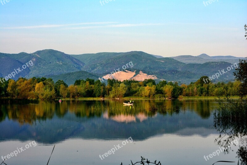 Nature Sakarya Ponds Reflections Lacquer