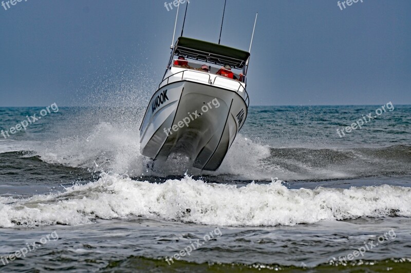 Deep Sea Fishing Ski Boat Fishing Free Photos