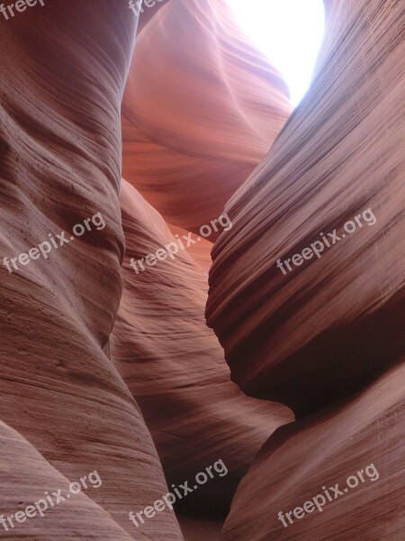 Antelope Canyon Arizona Usa Sand Stone Rock