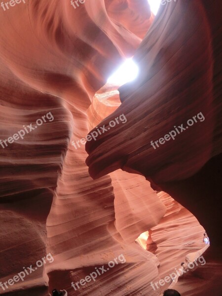 Antelope Canyon Arizona Usa Sand Stone Rock