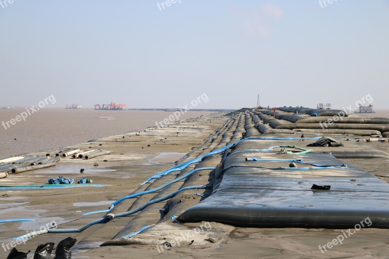 The Levee Sandbag Reclamation Free Photos