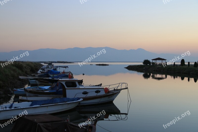 Sunset Marine In The Evening Landscape Turkey