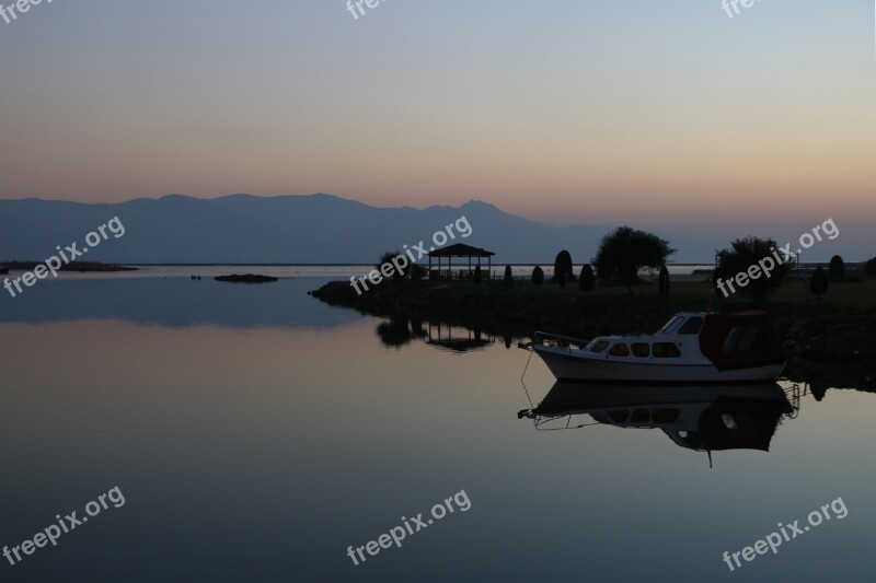 Sunset Marine In The Evening Landscape Turkey