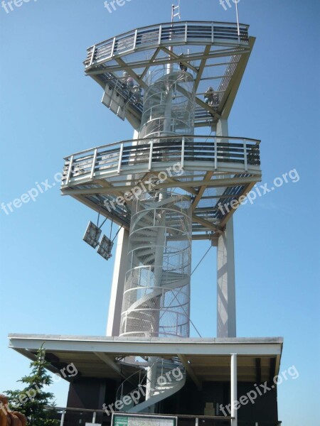 The Lookout Tower On Spruce Lookout Jizera Mountains Spruce Spruce 1124