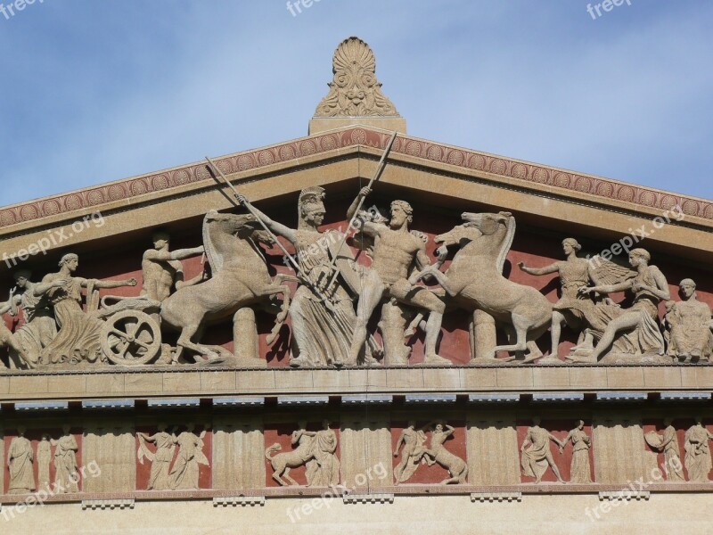 Parthenon Art Statue Statuary Relief