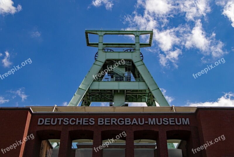 Bochum Headframe Mining Industry Ruhr Area