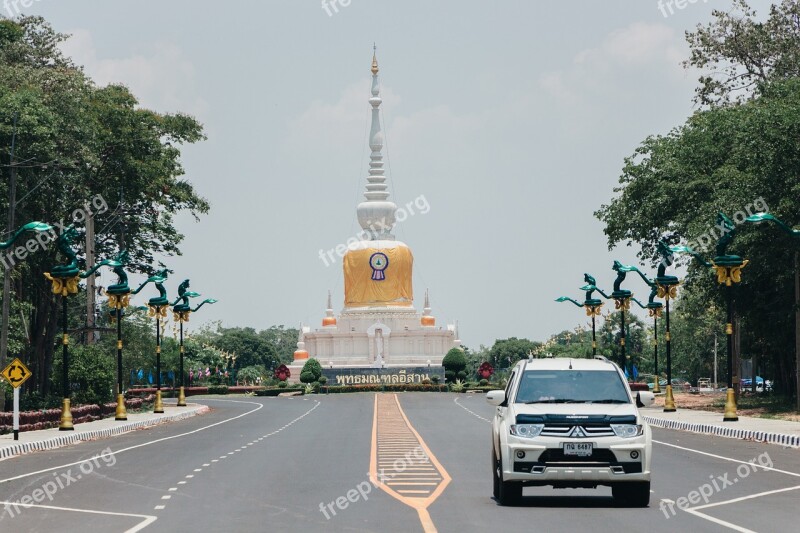 Pagoda Measure Tourism Thailand Architecture