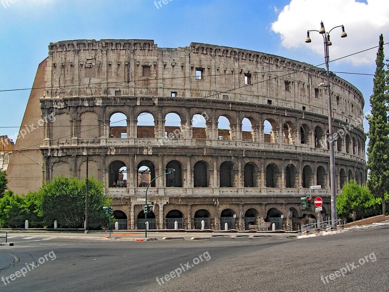 Colosseum Rome Italy Europe Antiquity