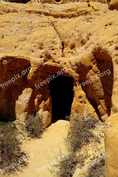 Cave Tomb Cave Crete Matala Greece