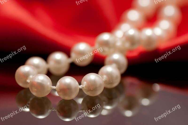 Pearl Necklace Shine Fashion Jewelry