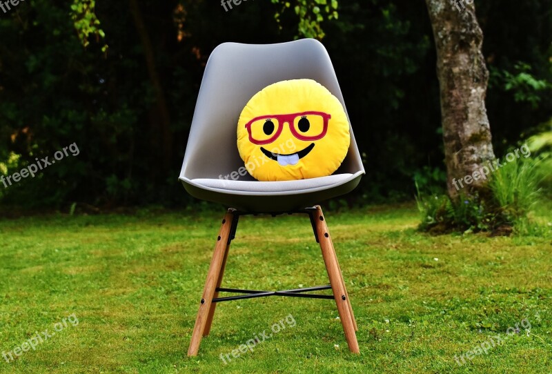 Smiley Funny Cheerful Colorful Emoticon