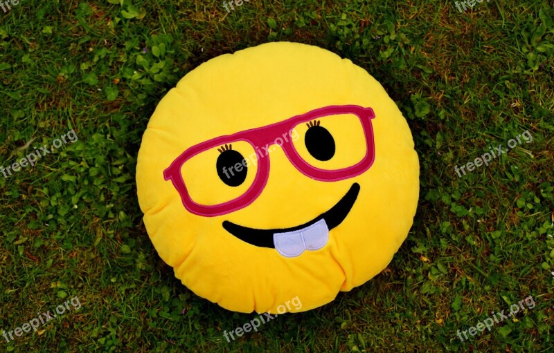 Smiley Funny Cheerful Colorful Emoticon