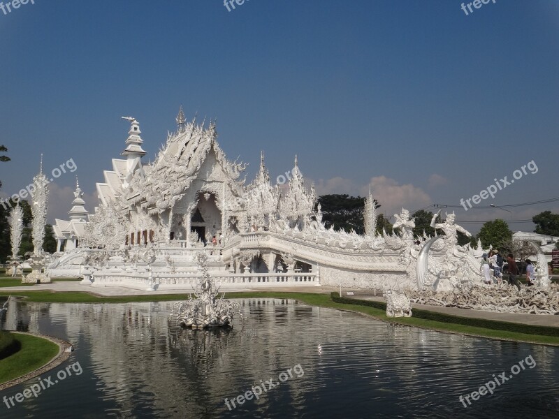 White Temple Thai Land Chiang Rai Temple White