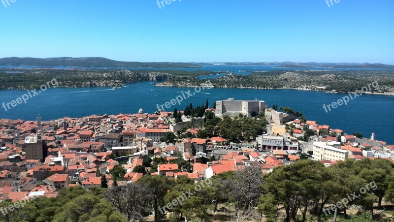 šibenik Croatia Dalmatia Europe Old