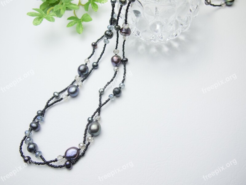 Freshwater Pearl Necklace Accessories Free Photos