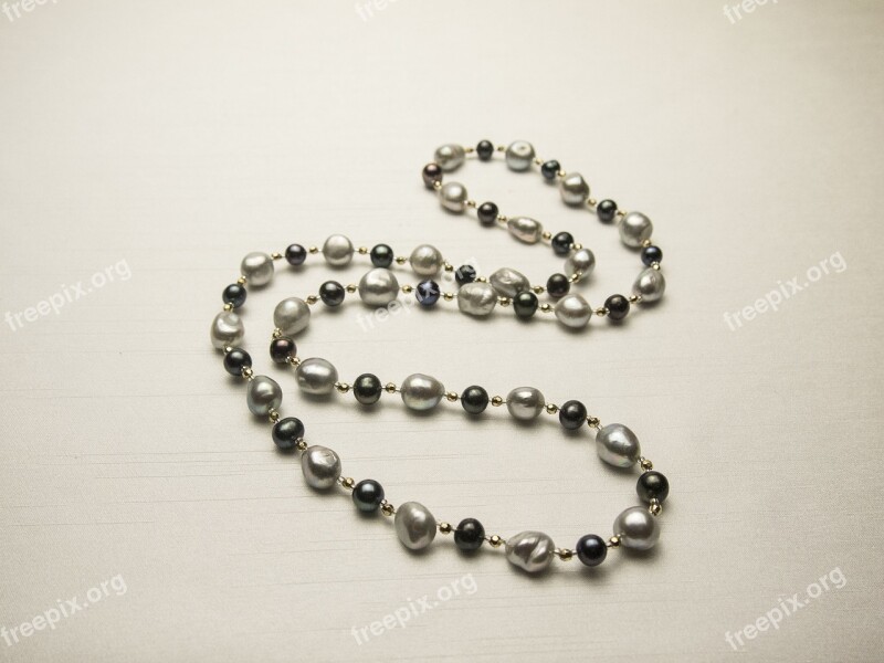 Freshwater Pearl Necklace Accessories Free Photos