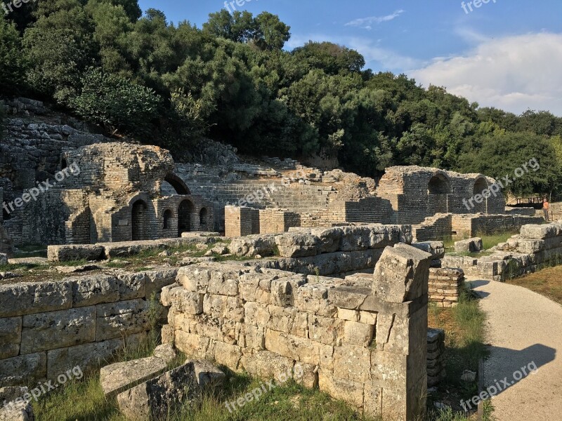 Albania Antiquity Ruin Felsentor Tourism