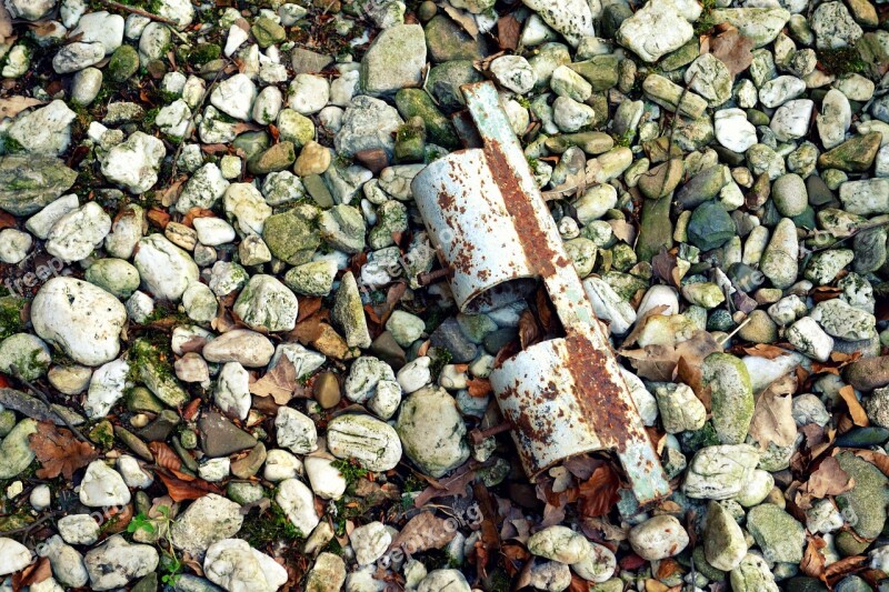 Stones Metal Old Rusted Rust