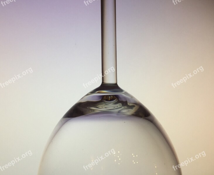 Glass Perfection White Transparent Closeup