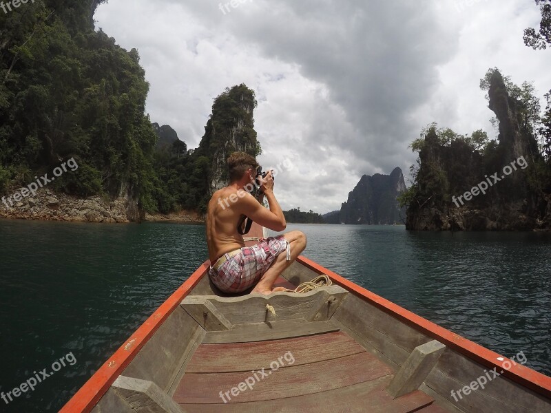 Thailand Limestones Lake Khao Sok National Park