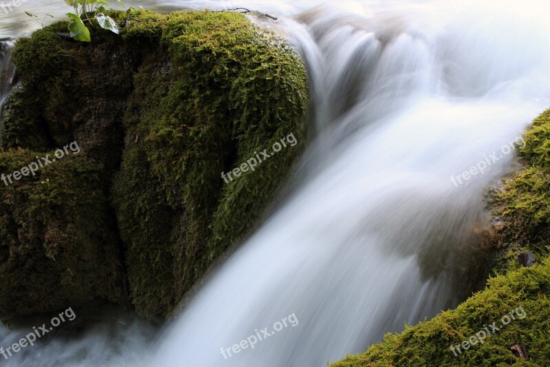 Waterfall Water Long Exposure Waters River