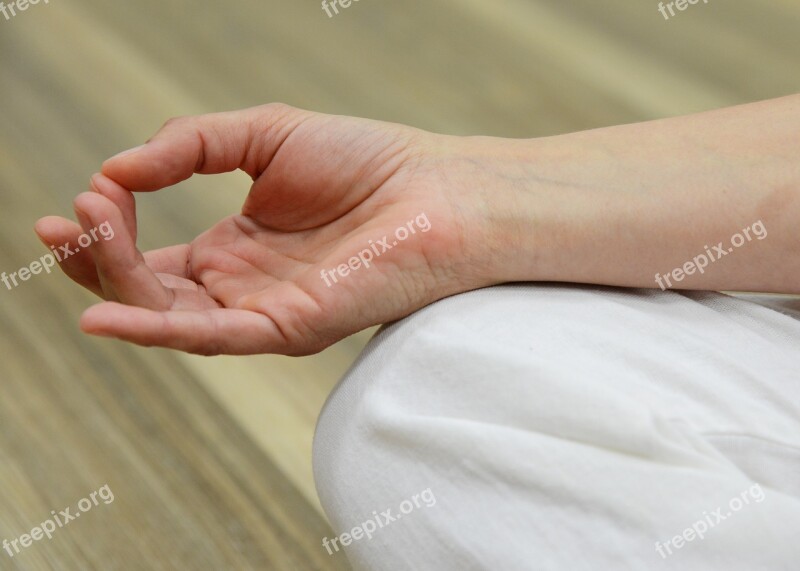 Finger Meditate Keep Hand Free Photos