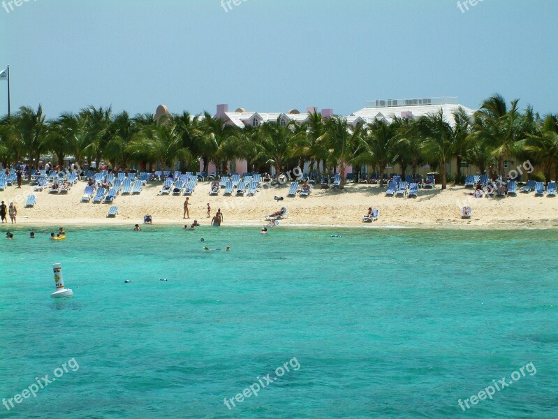 Turks Caicos Island Teal Water Ocean