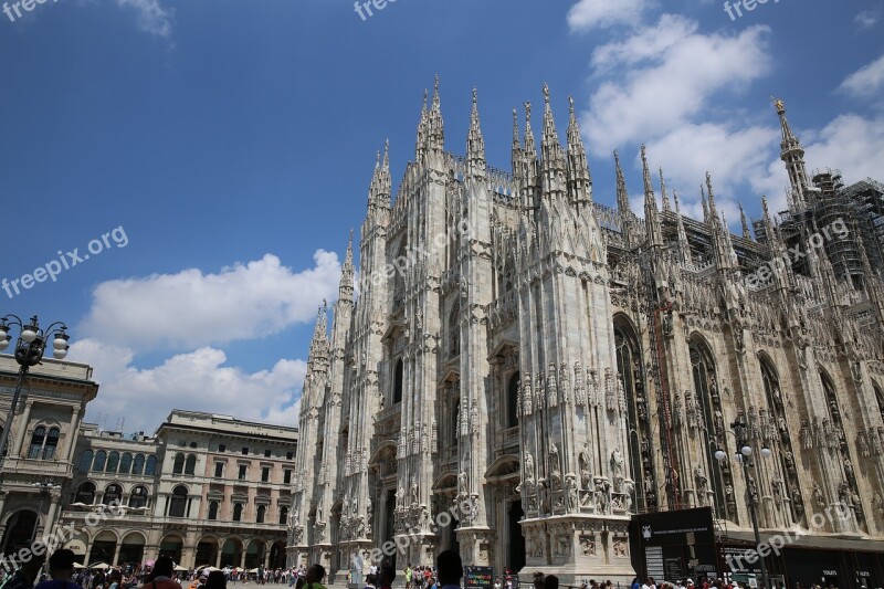 Italy Milan Europe And America Building Free Photos