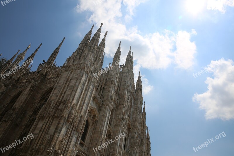 Italy Milan Europe And America Building Free Photos