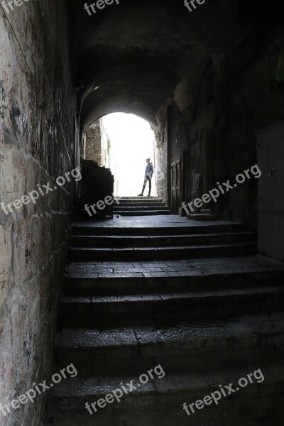 Street Old City Jerusalem Ancient