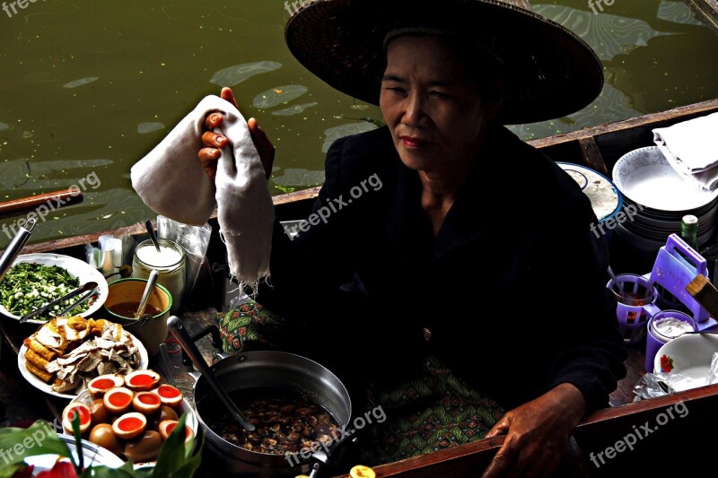 Women Worker Working Thailand Asia