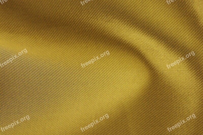 Fabric Textile Texture Pattern Yellow