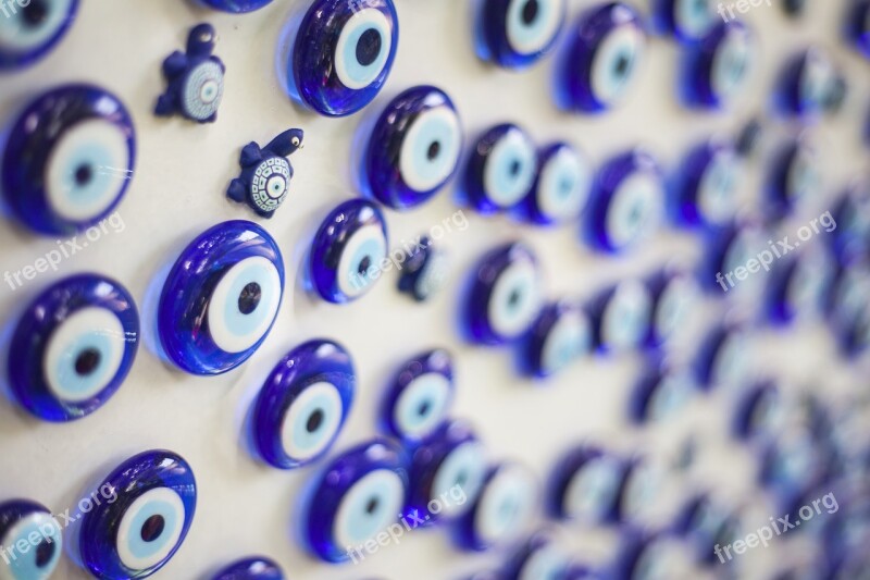 Evil Eye Bead Blue The Devil Evil