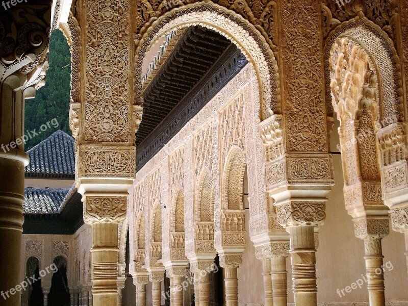 Alhambra Granada Andalusia Architecture Arabic