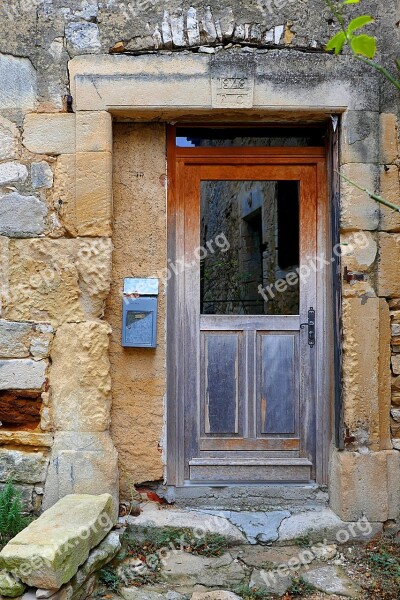 Door Doorway Old Cornillon France