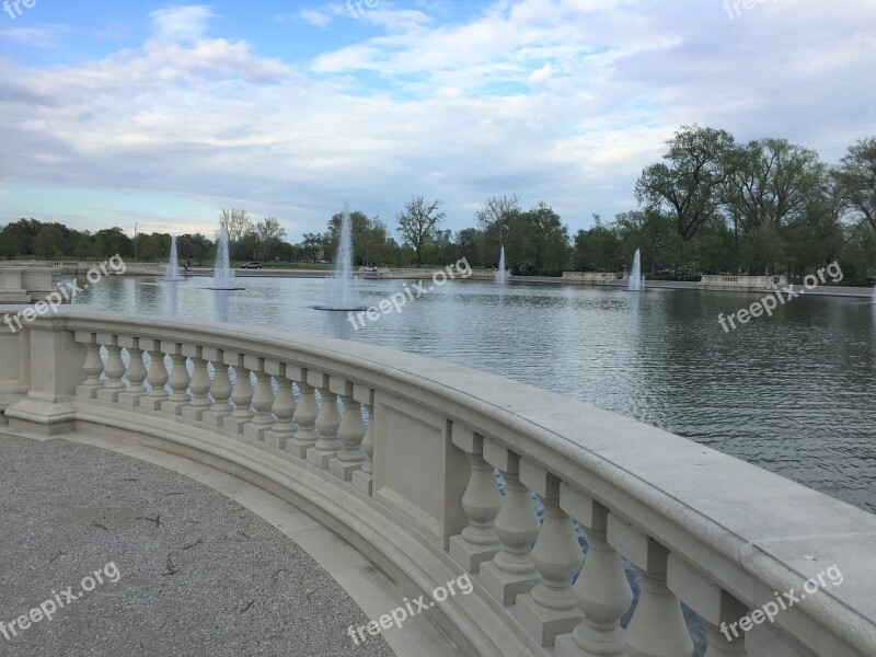 Forest Park Emerson Grand Basin St Louis Fountains Water