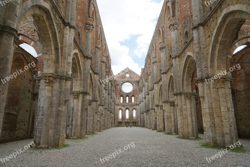 Cathedral Ruin Church Old Historically