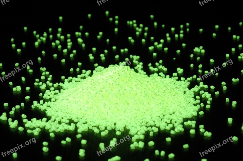 Glow Glow In The Dark Granules Glowing Free Photos