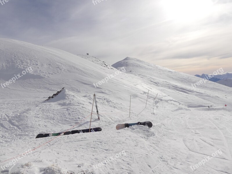 Mountain Snow Alps Summit Snowy