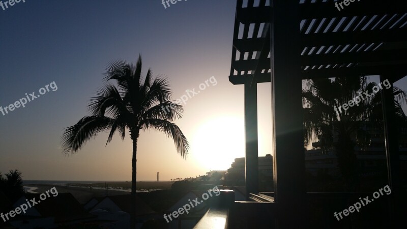 Sunset Fuerteventura Palm Pair Vacations