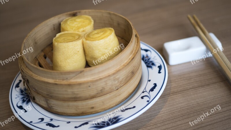 Eat Dimsum Cantonese Chopsticks Table