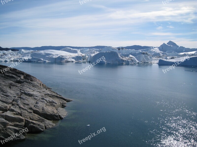 The Icefjord Greenland Jakobshavn Free Photos