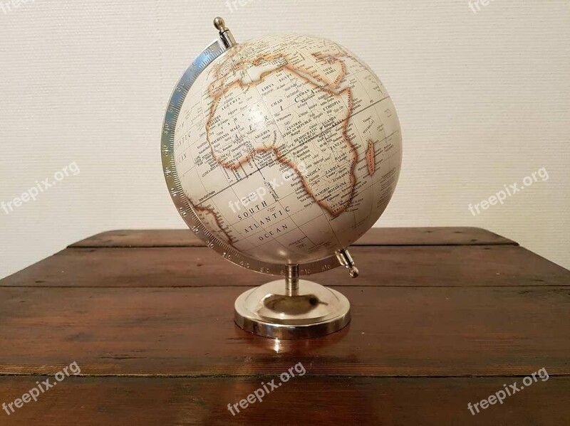 Terrestrial Globe Africa Globe World Map Earth