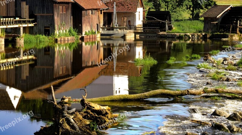 Mill Weir Water Waterwheel Mill Wheel