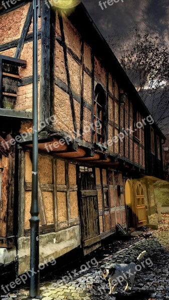 Old Old House Architecture Building Facade