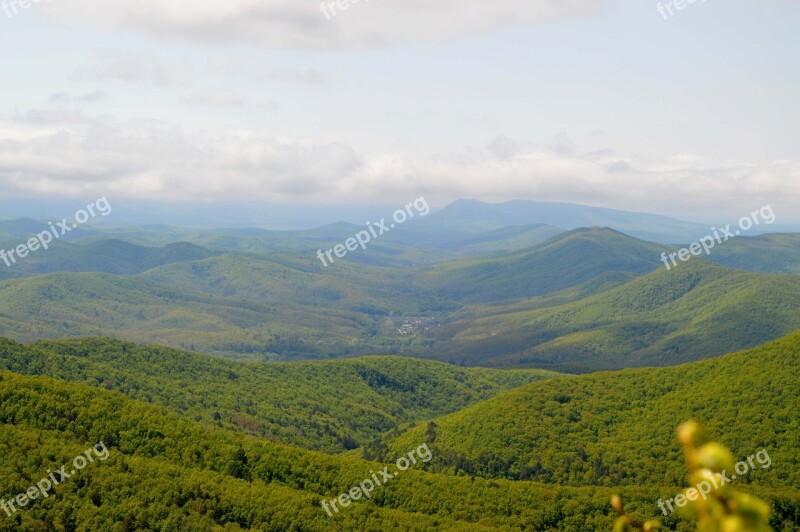 Mountains The Caucasus Mountains Kuban Krasnodarskiy Kray Seversky District