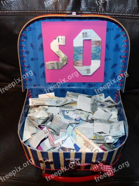 Fifty 50 Euro Luggage Currency