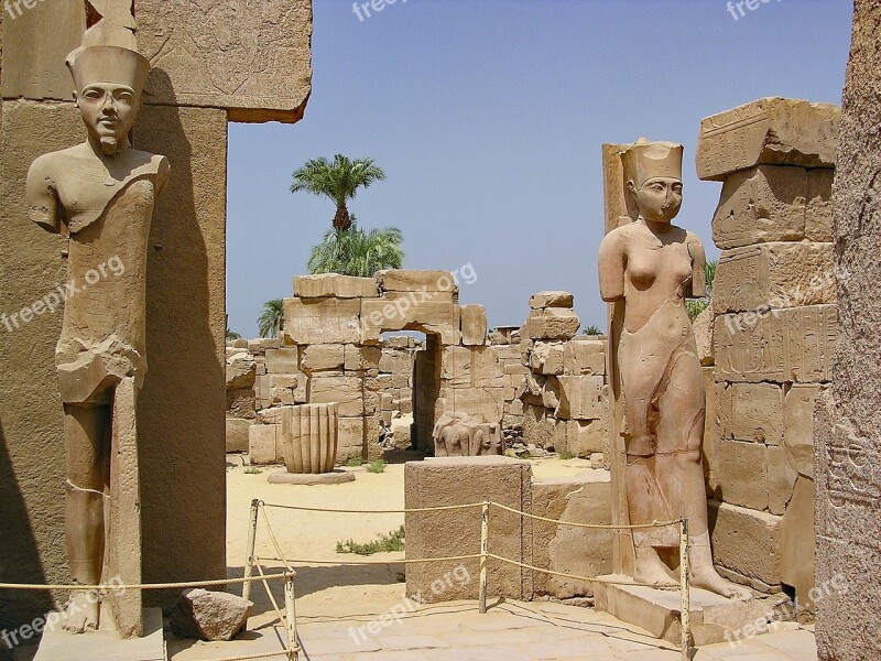 Karnak Egypt Temple Antiquity Weltwunder