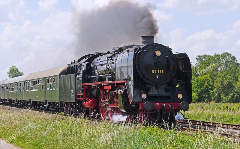 Steam Locomotive Voildampf Express Train Br01 Br 01