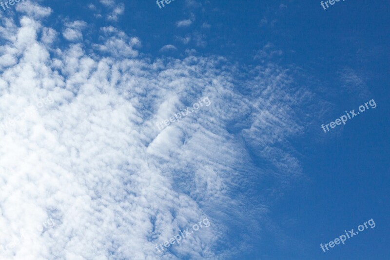 Clouds Blue White Sky Blue Sky